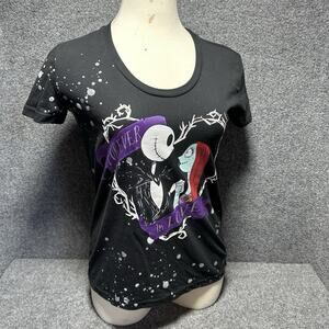 Disney Jack & Sally Forever In Love Nightmare Before Christmas Adult T-shirt (M)